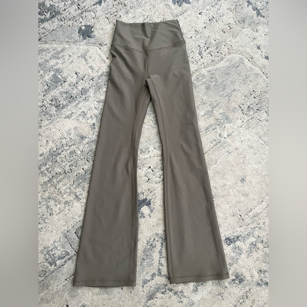 YPB sculptLUX by Abercrombie and Fitch,  Olive High-Waisted Flare Leggings NEW